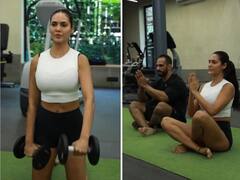 Esha Gupta Workout Video: सामने आया ईशा गुप्ता की फिटनेस का राज, वर्कआउट वीडियो में देखिए जबरदस्त एक्सरसाइज टिप्स