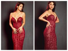 Disha Patani Pics: रेड वाइन कलर की ड्रेस में कहर ढाती दिखीं दिशा पटानी, ग्लैमरस अदाओं ने एक बार बढाया इंटरनेट का पारा