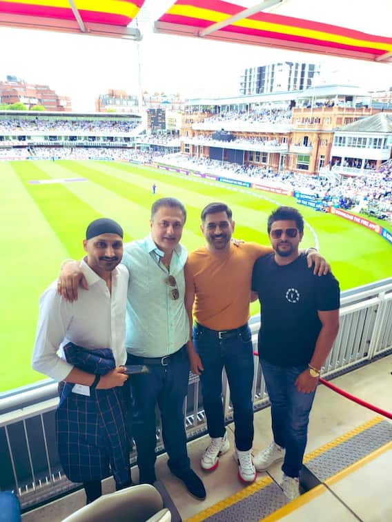 Photos: धोनी-भज्जी से लेकर रैना तक, लॉर्ड्स वनडे देखने पहुंचे पूर्व दिग्गज क्रिकेटर; तस्वीरें वायरल