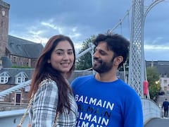 राहुल वैद्य-दिशा परमार लग्नाचा पहिला वाढदिवस साजरा करण्यासाठी पोहोचले लंडनला; पाहा फोटो!