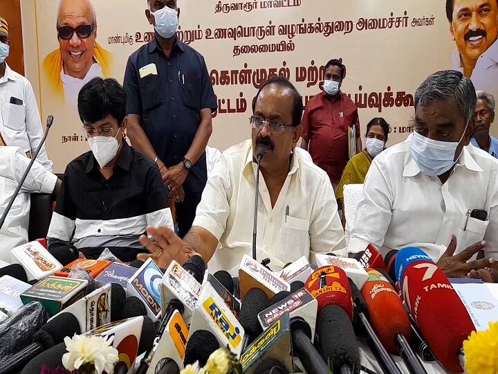 Corruption in government direct paddy procurement centre Complaint box will be set up Food Minister Chakrapani அரசு நேரடி நெல் கொள்முதல் நிலையங்களில் ஊழல்; புகார் பெட்டி அமைக்கப்படும் -  உணவுத்துறை அமைச்சர் சக்கரபாணி