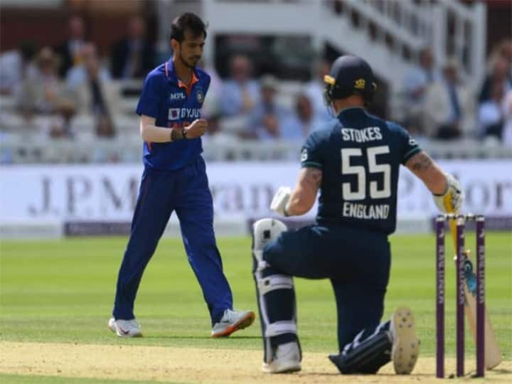 IND vs ENG 2nd ODI Yuzvendra Chahal Bowling Record First Indian Bowler to pick 4-wicket haul Lords Cricket Ground ODI History IND vs ENG: લોર્ડ્સમાં યુઝવેન્દ્ર ચહલે રચ્યો ઈતિહાસ, આમ કરનાર ભારતનો પહેલો બોલર બન્યો