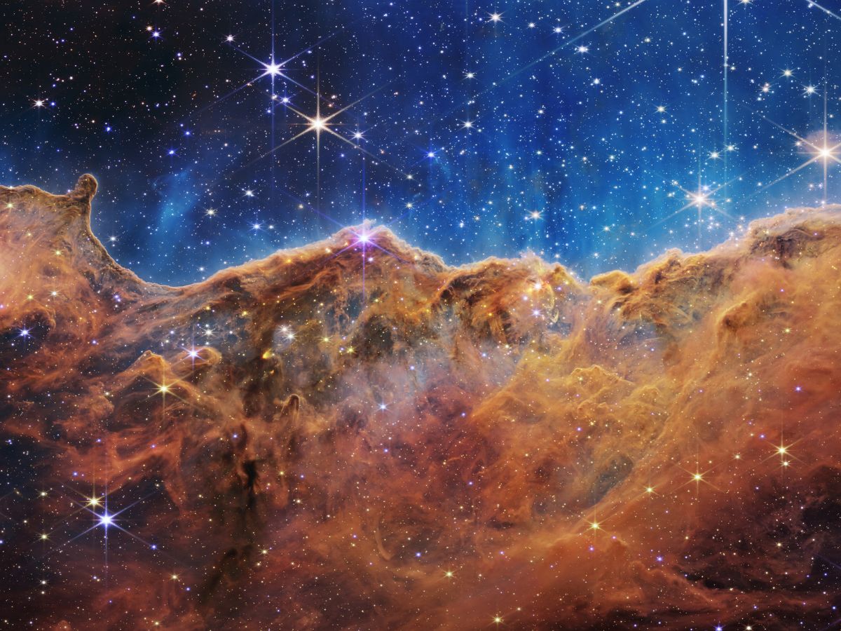 Cosmic Cliffs in Carina Nebula