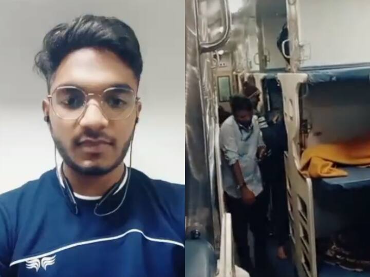 Gujarat After train cancellation from ektanagar Railways booked cab for IIT student satyam passenger video surfaced Gujarat Train Cancelled: गुजरात में ट्रेन कैंसिल होने के बाद रेलवे ने छात्र के लिए बुक की कैब, Video आया सामने
