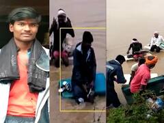 Nanded Rains : बोहल्यावर चढण्यासाठी नवरदेवाचा महापुरातून प्रवास, थर्माकॉलच्या होडीतून 7 किमी अंतर कापून नवरदेव मांडवात पोहोचला