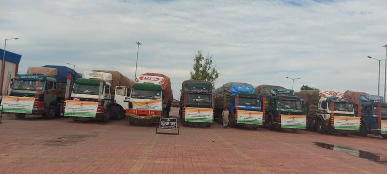 India sends 40 trucks full of wheat to Afghanistan ਭਾਰਤ ਨੇ ਅਫਗਾਨਿਸਤਾਨ ਲਈ ਰਵਾਨਾ ਕੀਤੇ ਕਣਕ ਦੇ ਭਰੇ 40 ਟਰੱਕ