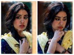 Janhvi Kapoor Pics: माथे पर बिंदी, झुकी नजरें, बालों को संवारतीं बला की खूबसूरत लगीं जाह्नवी कपूर, 'जैरी' के देसी लुक ने जीता दिल
