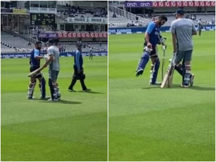 Watch: Virat Kohli's Pre-Match Chat With Jonny Bairstow At Lord's