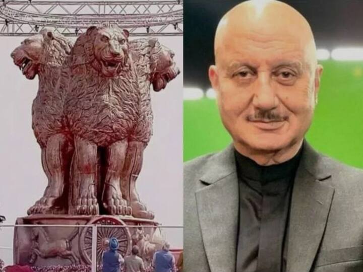 Anupam Kher reacts to National Emblem controversy The lion will bite also if needed Lion Kashmir Files Actor : 