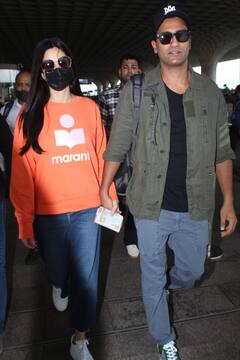 वाइफ Katrina का बर्थडे मनाने क्लीन शेव में मालदीव रवाना हुए Vicky Kaushal, देखें कपल की ये Photos