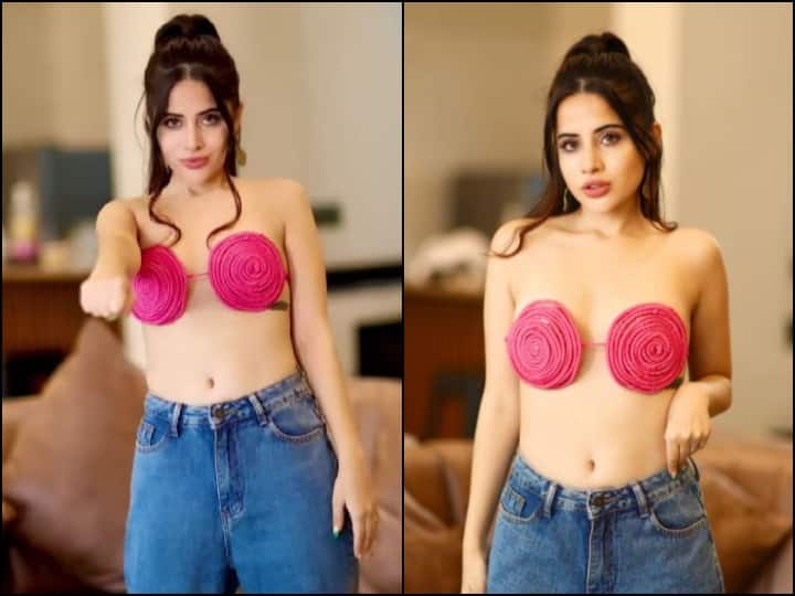 Urfi Javed troll for her latest look Urfi Javed Video: उर्फी जावेद ने अपने अनोखे लुक से फिर मचाया हंगामा, यूजर्स कर रहे ऐसे-ऐसे कमेंट्स