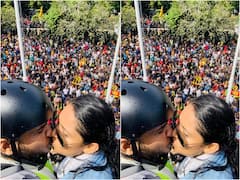 Sri Lanka crisis: ప్రధాని ఆఫీసు ముందు ఆ పనులేంటి నాయనా! వేల మంది మధ్య కిస్ మీద కిస్!