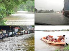 Flood Update: आसमानी आफत से इंसान बेबस... गुजरात, महाराष्ट्र, मध्य प्रदेश और कर्नाटक में बाढ़ से हाहाकार