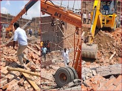 Delhi Wall Collapsed: दिल्ली के अलीपुर में गिरी गोदाम की दीवार, देखें हादसे की तस्वीरें
