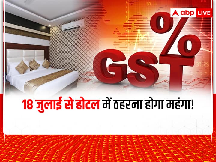 Going For Holiday To Be Costly From 18th July 2022 As Hotel Rooms To Come Under GST Net, Know Details here GST On Hotel Room Update: 18 जुलाई से छुट्टियों में घूमना हुआ महंगा, होटल में ठहरने पर देना होगा GST!