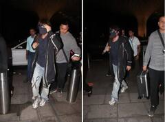 Shah Rukh Khan Photos: ਏਅਰਪੋਰਟ 'ਤੇ ਸਪੌਟ ਹੋਏ ਸ਼ਾਹਰੁਖ ਖਾਨ, ਫੋਟੋਜ਼ 'ਚ ਨਜ਼ਰ ਆਇਆ Cool Look