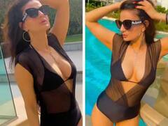 Ameesha Patel Photos: બ્લેક બિકિની પહેરી અમીષા પટેલે ઈન્ટરનેટ પર લગાવી આગ, જુઓ ગ્લમેરસ અંદાજ