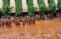 PHOTO : हे कोल्हापूर हाय भावा! चिखलात निस्ता राडा; अनोखा 'चिखल महोत्सव'