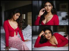 रेड क्रॉप टॉप पहने नाइट सूट में Priya Prakash ने शेयर कर दीं ऐसी फोटोज, 'विंक गर्ल' ने फिर उड़ाई फैंस की रातों की नींद