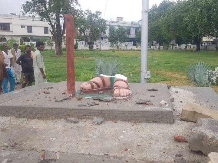 Punjab Mahatma Gandhi Statue Vandalised in Bathinda Last Night Case registered Statue Vandalised: పంజాబ్‌లో కెనడా తరహా ఘటన - జాతినేతకు ఘోర అవమానం