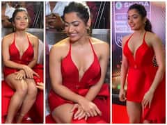 Rashmika Mandanna: మళ్ళీ పొట్టి దుస్తుల్లో రష్మిక పాట్లు