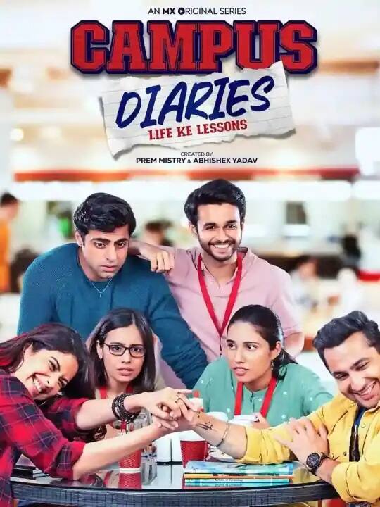 કેમ્પસ ડાયરીઝ - 'કેમ્પસ ડાયરીઝ' (Campus Diaries)ની કહાણી કૉલેજ લાઇફની આજુબાજુ ફરે છે, MX પ્લેયર પર સ્ટ્રીમ થયેલી આ સીરીઝને આઇએમડીબી તરફથી 9 રેટિંગ મળ્યુ છે.