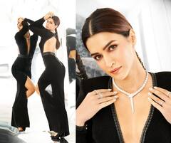 Kriti Sanon : बॅक लेस हाय थाय स्लिट ड्रेसमध्ये क्रिती सेननचा जलवा, पाहा फोटो