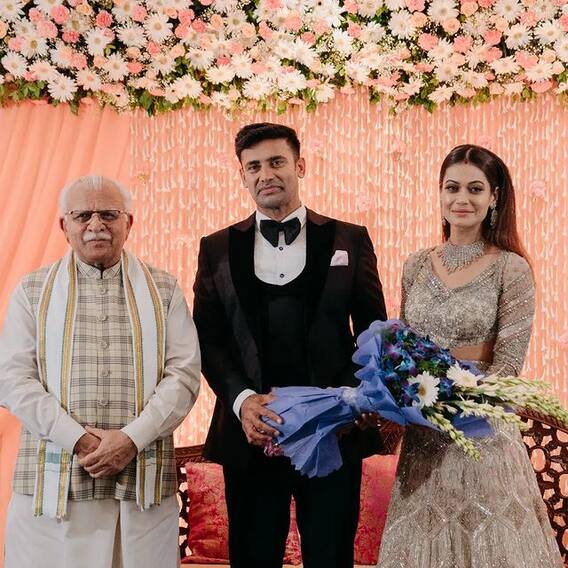 Sangram Singh Reception Pics: संग्राम और पायल के रिसेप्शन में पहुंचे CM मनोहर लाल खट्टर समेत कई दिग्गज नेता, देखिए तस्वीरें