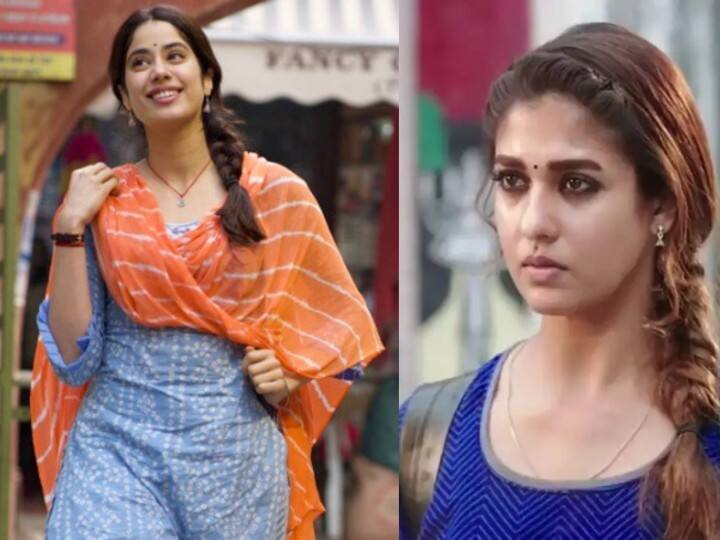 jhanvi kapoor reacts to comparing with Nayanthara ahead of good luck jerry release Good Luck Jerry : என் அம்மா கூடவே கம்பேர் பண்ணாங்க.. நயன்தாரா கூட கம்பேர் பண்ணமாட்டாங்களா? உருகிய போனி கபூர் மகள்