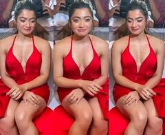 Rashmika Mandanna Pics: રશ્મિકા મંદાનાનો રેડ હોટ ડ્રેસમાં કાતિલ અંદાજ વાયરલ, જુઓ તસવીરો