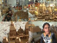 काशी विश्वनाथ कॉरिडोर को लकड़ी पर उकेरा, देश विदेश तक बढ़ी मांगे, तस्वीरों में देखें खासियत