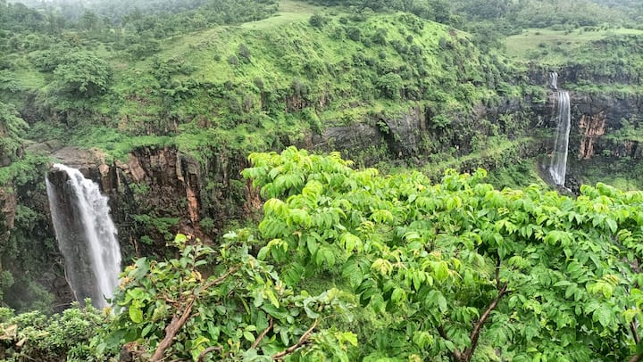 पावसाळा सुरू झाल्याने सगळीकडे धुक्याची चादर पसरली आहे. त्यामुळे पर्यटक मनमुराद आनंद घेताय...