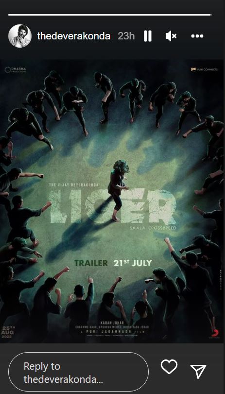 Vijay Deverakonda, Ananya Panday Starrer Liger's Trailer To Release On THIS Date