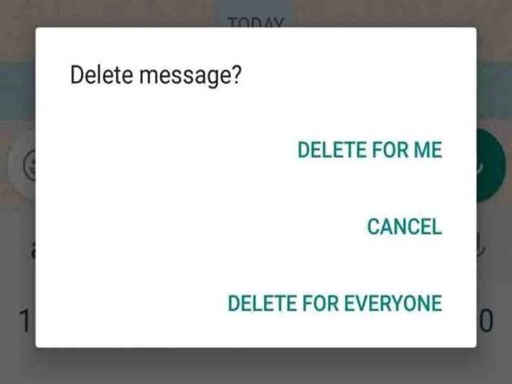 WhatsApp  : இனி பொறுமையா டெலிட் பண்ணலாம்.. அடடே அப்டேட்டை  கொண்டு வந்த வாட்ஸ் அப்!