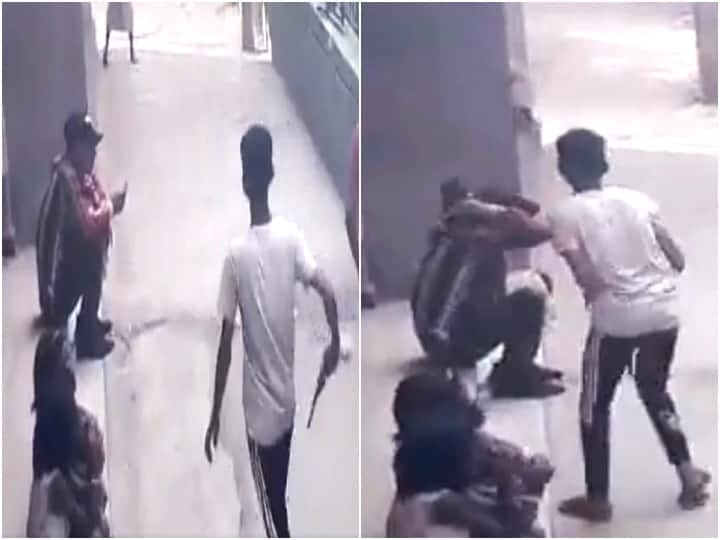 Minor boys shoot at man in Delhi’s Jahangirpuri, detained watch video : பார்க்கிங் உதவியாளரை நாட்டு துப்பாக்கியால் சுட்ட சிறுவர்கள் ! வெளியான சிசிடிவி காட்சி!