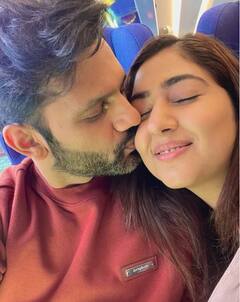 Rahul-Disha Photo: ਦਿਸ਼ਾ ਪਰਮਾਰ ਅਤੇ ਰਾਹੁਲ ਵੈਦਿਆ ਫਲਾਇਟ 'ਚ ਹੋਏ ਰੋਮਾਂਟਿਕ, ਵੇਖੋ ਤਸਵੀਰਾਂ