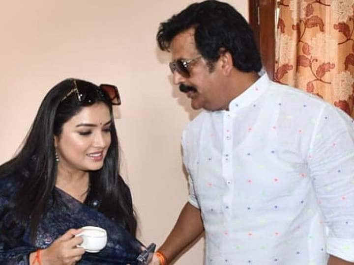 Aamrapali Dubey shares Special Birthday post for Ravi Kishan Ravi Kishan Birthday: रवि किशन के जन्मदिन को Aamrapali Dubey ने बनाया स्पेशल, देखें एक्टर का बर्थडे पोस्ट