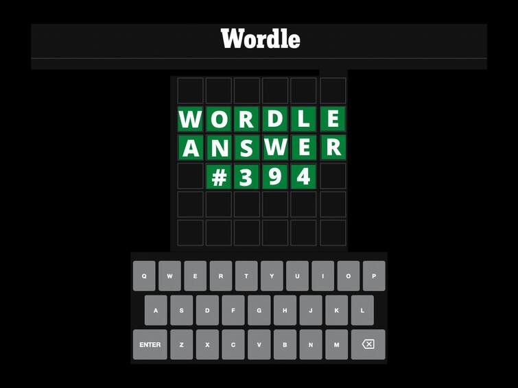 Wordle 394 Answer Today July 18 Wordle Solution Puzzle Hints