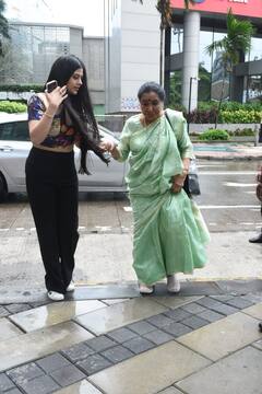 Asha Bhosle की पोती खूबसूरती में बॉलीवुड एक्ट्रेसेस को दे रहीं मात, लंच पर निकलीं तो ऐसी तस्वीरें आईं सामने
