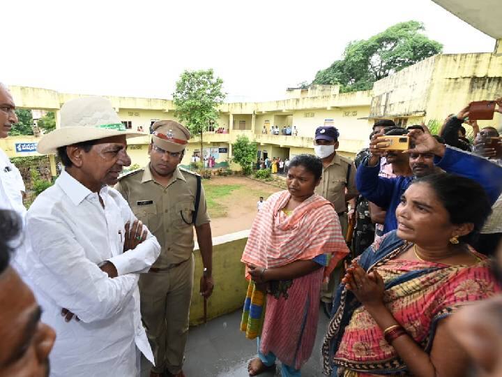 telangana CM chandrasekar rao says foreign conspiracy is the reason for cloud burst in kodavari river basin ‘வெள்ளத்திற்குக் காரணம் வெளிநாட்டு சதி’- தெலங்கானா முதலமைச்சர் பரபரப்புக் குற்றச்சாட்டு.!