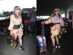 Rakhi Sawant Spotted: एयरपोर्ट पर राखी सावंत ने मचाया धमाल, ग्लैम लुक्स दिखाकर फैंस का हाल किया बेहाल