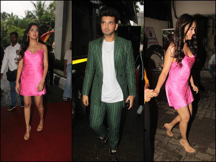 टीवी अभिनेत्री तेजस्वी प्रकाश (Tejaswi Prakash) और करण कुंद्रा (Karan Kundra) टीवी इंडस्ट्री के हॉट कपल हैं. आजकल दोनों की साथ में तस्वीरें जमकर वायरल होती हैं. दोनों हर दूसरे दिन किसी न किसी वजह से चर्चा में रहते हैं. वर्किंग प्रोजेक्ट्स के साथ-साथ दोनों अपनी लव लाइफ को लेकर भी अक्सर सुर्खियों में बने हुए हैं. हाल में कपल एक प्रोजेक्ट की शूटिंग के सेट पर पहुंचे जिसकी तस्वीरें सामने आई हैं. इनमें तेजस्वी पिंक ड्रेस पहने बॉर्बी डॉल लग रही हैं, वहीं करण हैंडसम हंक वाले अवतार में दिखे.