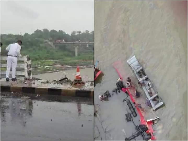 Madhya Pradesh Bus Fell into Narmada river in Dhar District 12 People Died So Far Madhya Pradesh Bus Accident: నర్మదా నదిలో పడిన బస్సు- 13 మంది మృతి!