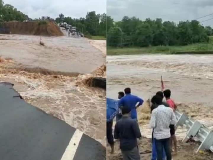 MP Rain Bridge washed away in Sukhtawa village in Narmadapuram and All gates of Tawa Dam opened rain alert in MP ann MP Heavy Rain: नर्मदापुरम में भारी बारिश से बहा पुल, बंद हुआ NH-69, तवा डैम के सभी गेट खोले गए, इन जिलों में भारी बारिश का अलर्ट