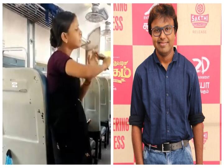 d.imman searching viral singer who sings in train D.imman : ''இவங்க மொபைல் நம்பர் கிடைக்குமா?'' -ரயிலில் பாடிய வைரல் பெண்ணை தேடும் இமான் !