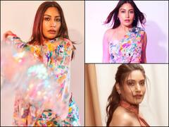 गुलाबी साड़ी पहन टीवी एक्ट्रेस Surbhi Chandna ने बिखेरा अपने हु्स्न का जलवा, दिल थाम के देखें ये PHOTOS