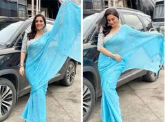 ਸਕਾਈ ਬਲੂ ਸਾੜ੍ਹੀ 'ਚ ਨਜ਼ਰ ਆਈ Shraddha Arya , ਖ਼ੂਬਸੂਰਤ ਸਮਾਈਲ ਨਾਲ ਲੁੱਟ ਲਈ ਮਹਿਫ਼ਲ