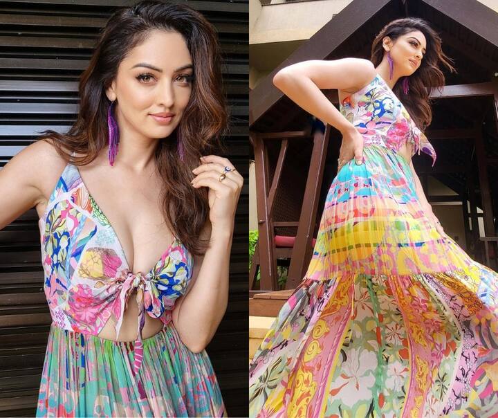 Sandeepa Dhar Photos : अभिनेत्री संदिपा धार तिच्या सौंदर्यासाठी ओळखली जाते.