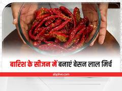 Kitchen Tips: ब्रेकफास्ट में पराठों के साथ सर्व करें बेसन लाल मिर्च, जानें इसकी टेस्टी रेसिपी