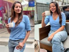 Monalisa Photos: चाय की चुस्की लेते हुए गॉसिप करने बैठीं मोनालिसा, वायरल हुईं एक्ट्रेस की लेटेस्ट तस्वीरें